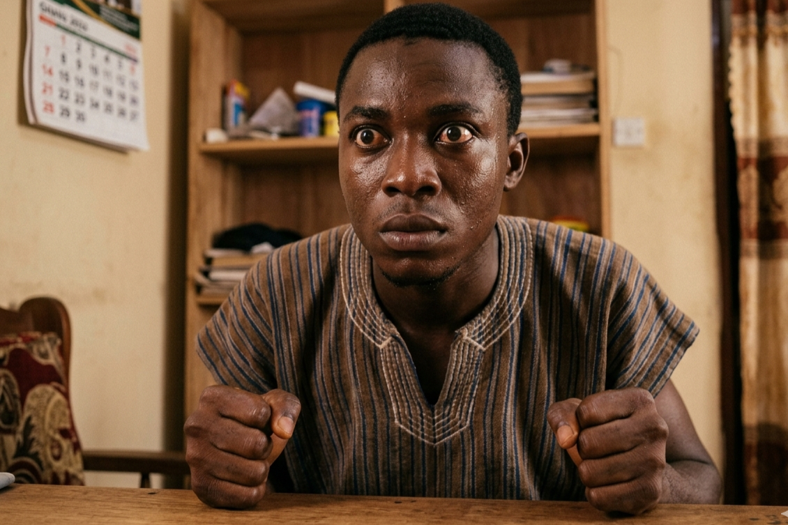 A young lady removing a smiling mask to reveal their true emotions.