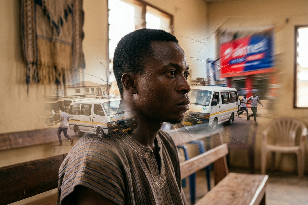 Community members having an open conversation about mental health.
